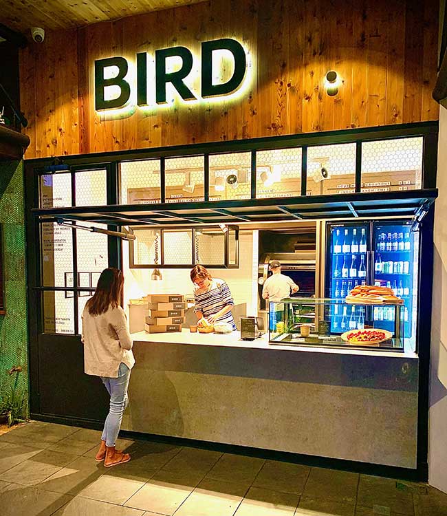 bird takeaway shopfront