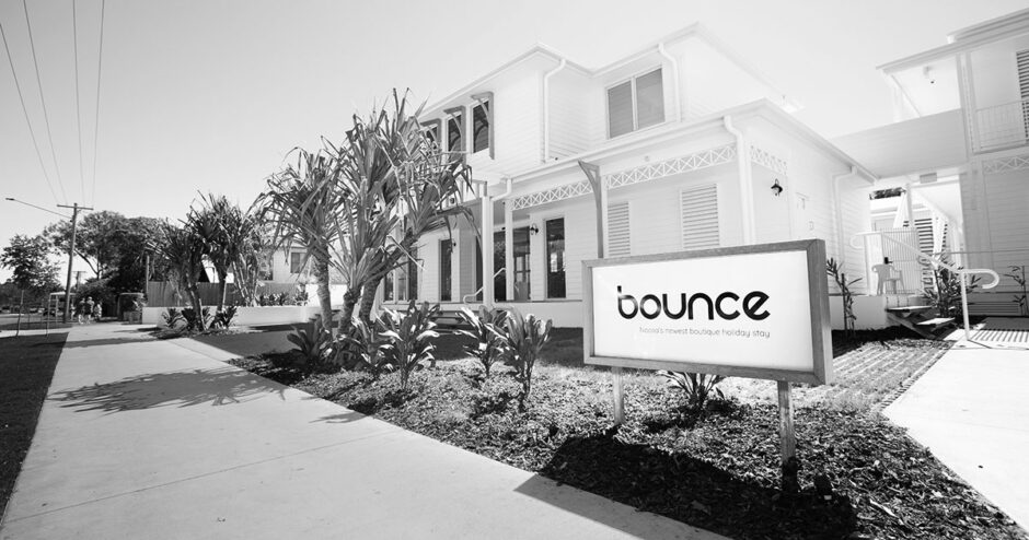 Bounce Noosa welcoming guests