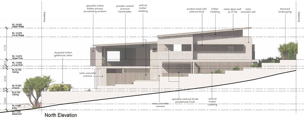 peregian duplex plan elevations